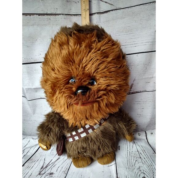 STAR WARS 15" Talking CHEWBACCA Plush Toy - Wookie Chewie - Lucasfilm - Working - Picture 10 of 10
